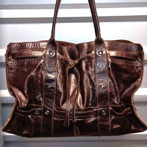 🔥✨Mitzi Baker Genuine Leather Tote Bag🌟